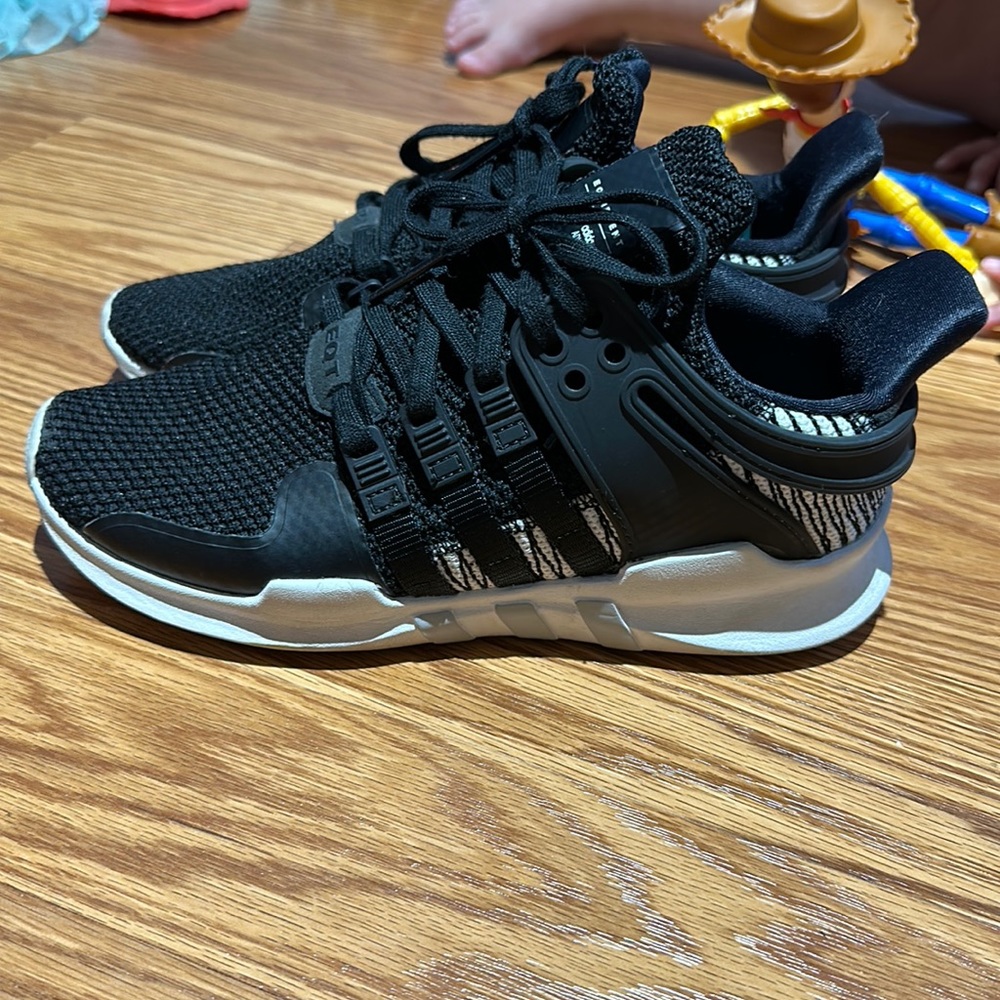 Black & White Adidas EQT